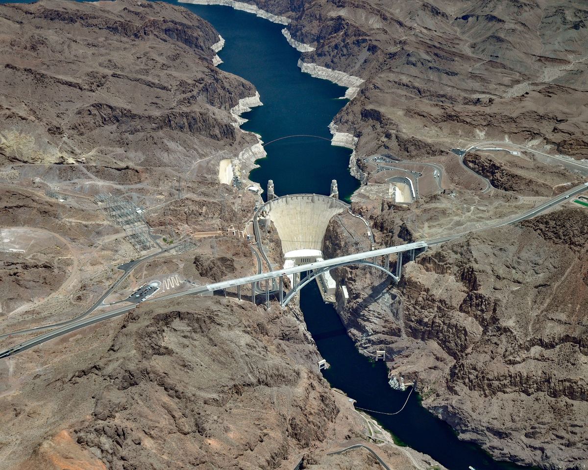 Road at Hoover Dam Nevada