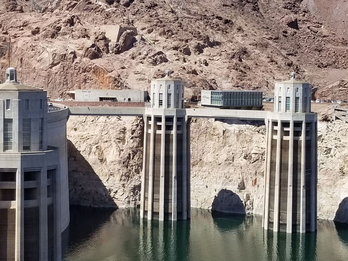 Summer scene at Hoover Dam Nevada