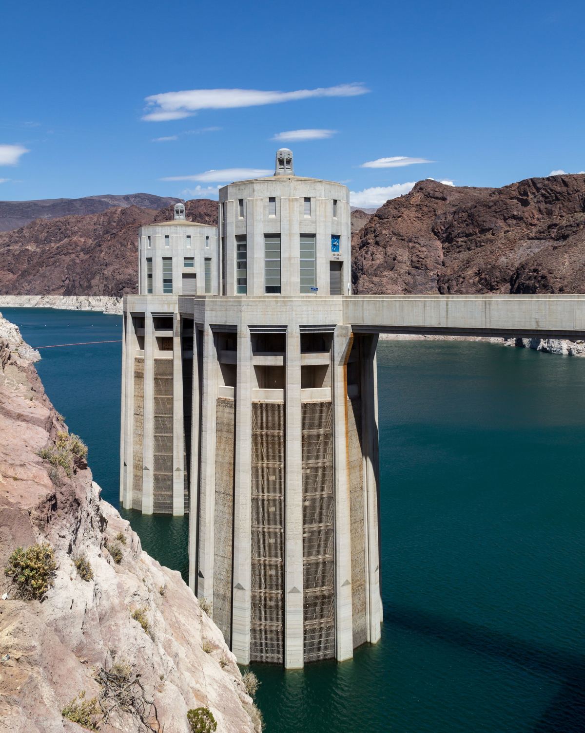 Summer scene at Hoover Dam Nevada